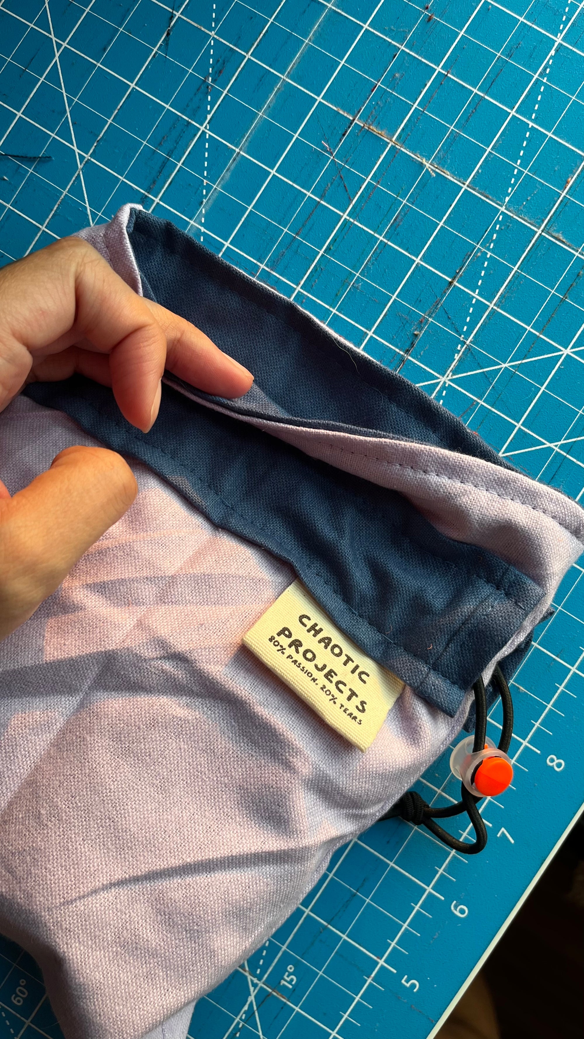 Rectangular Drawstring Pouch