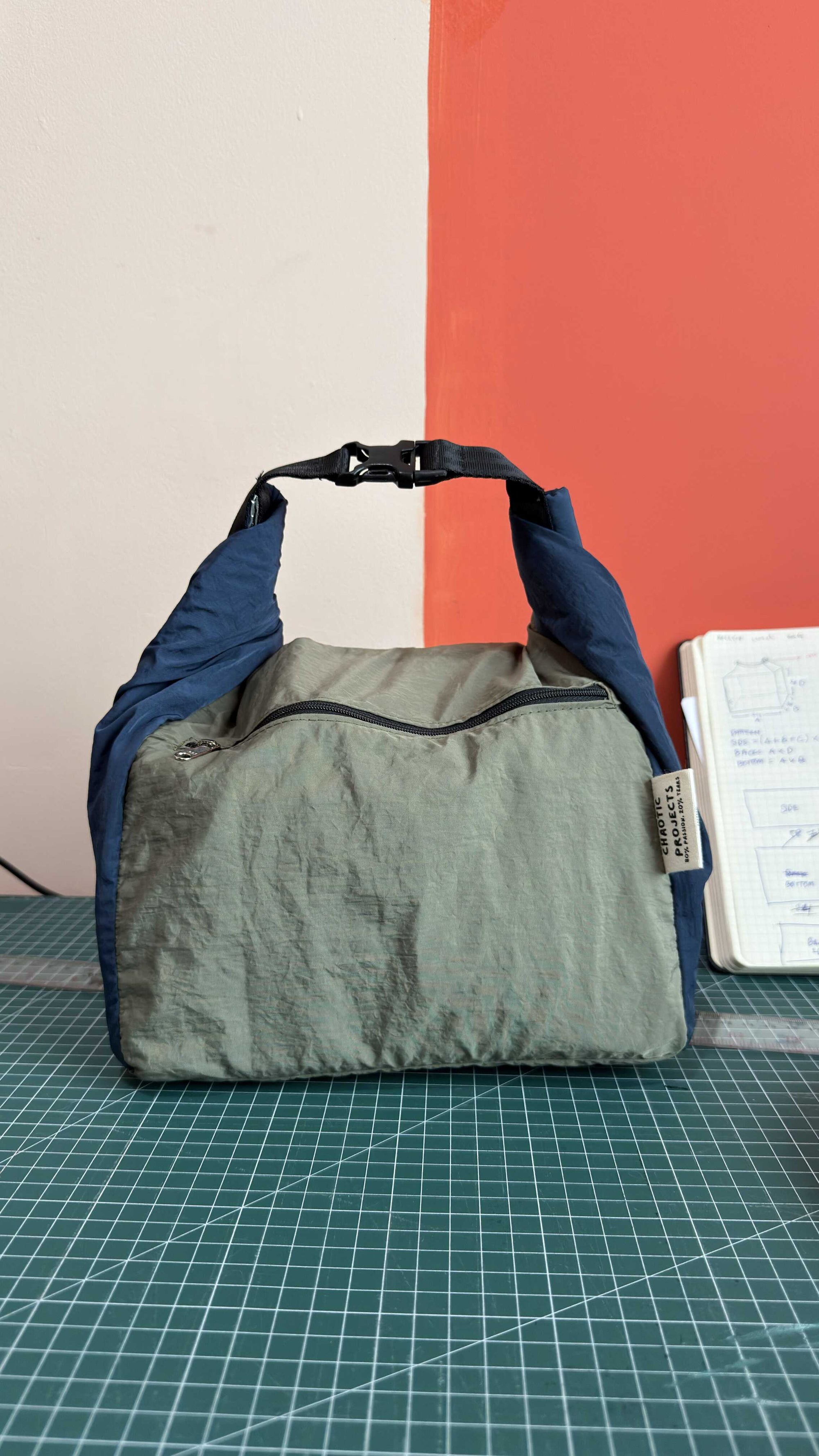 Colorblock Insulated Lunch Bag