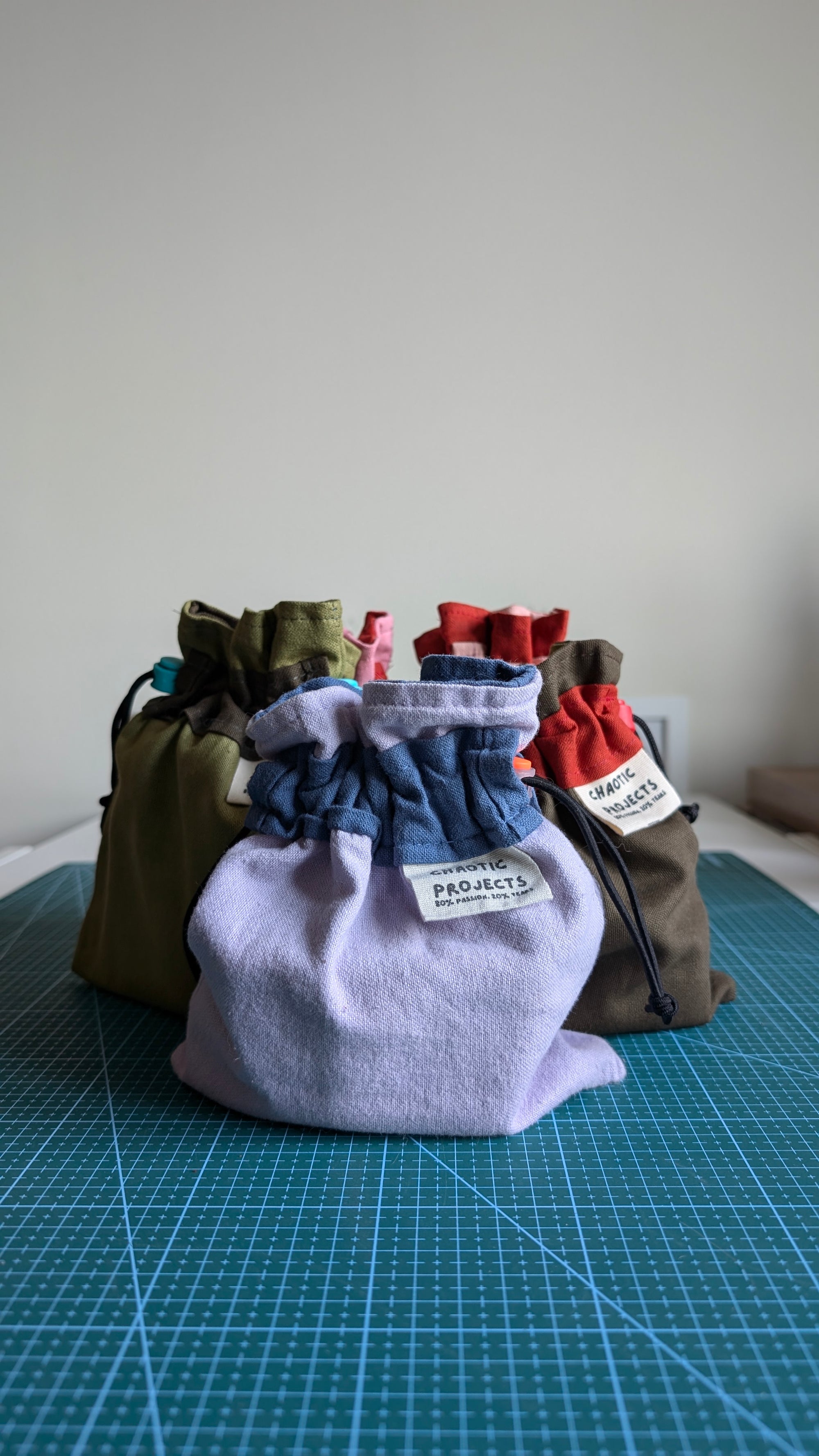 Rectangular Drawstring Pouch