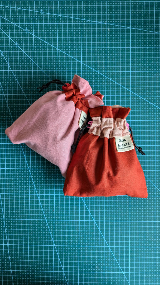 Rectangular Drawstring Pouch